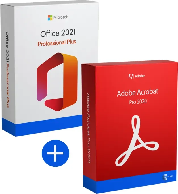 Bundle Office 2021 Pro Plus und Acrobat Pro DC 2020