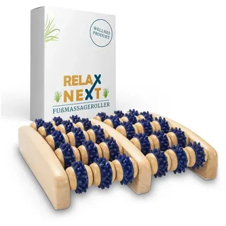 RELAX NEXT Fußmassagegerät Fußmassageroller aus Holz - auch als Geschenk, 1-tlg. beige