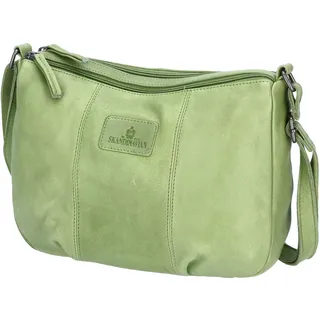 The Skandinavian Brand Leder Umhängetasche - Green