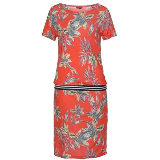 LASCANA Strandkleid Damen rot-bedruckt Gr.36