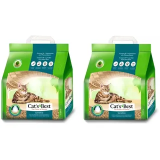JRS Cats Best Sensitive (Green Power) Katzenstreu 2x(8L/2.9kg)