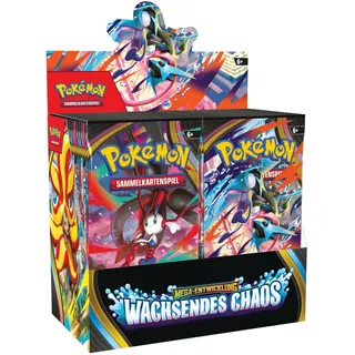 Pokémon Mega Entwicklung 4 Wachsendes Chaos Display mit 36 Boostern