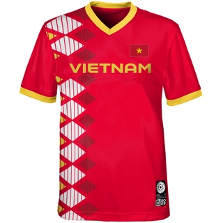 FIFA Offizielles Trikot der Frauenfussball-Weltmeisterschaft 2023 für Erwachsene, Vietnam, Rot, Mittel