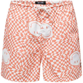 Only & Sons Badehose Bade-Shorts mit elastischem Bund und Tunnelzug