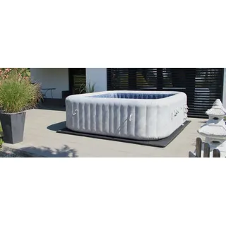 PREMIUM PRØ DES!GN Whirlpool Unterlage Thermoisolierung Bodenschutzmatte für aufblasbare Whirlpools 200cm -230cm (230cm x 230cm, Carbon Black)