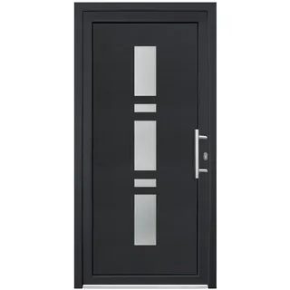 PANTO Haustür Modell K017 DIN rechts anthrazit 110 x 210 cm