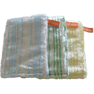 Jemako Spültücher im 3er Pack - grün / blau / gelb