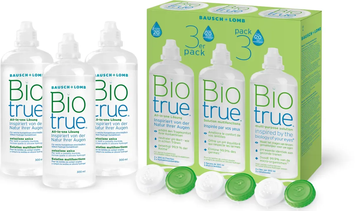 Bausch + Lomb Biotrue Kombi-Lösung 3 x 300 ml