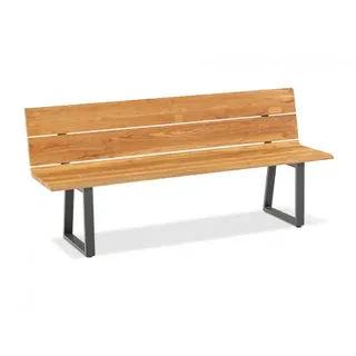 Bank Aluminium Teak geölt
