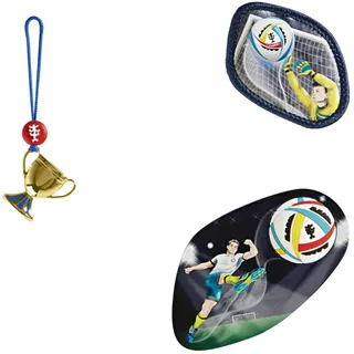 Step By Step Magic MAGS Soccer Ben, 3-teilig, 2 Magnet-Applikationen und 1 Anhänger, als Ergänzung für den Schulranzen oder Vorschulrucksack