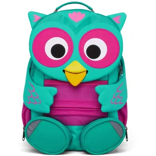 Unisex Kinder AFZ-FAL-002-006 Kinderrucksack, Eule-Türkis