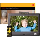 KODAK 7 Zoll Digitaler Bilderrahmen RDPF-708c, Elektronischer Fotorahmen, IPS-Bildschirm, Foto/Musik/Video Player/Kalender/Alarm, Unterstützung USB Oder SD Karte, Automatisch Drehende, mit Fernbedi...