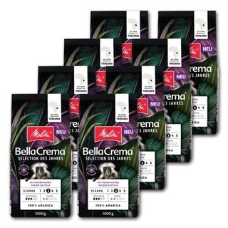8 KG Melitta BellaCrema Selection des Jahres 2024 Bohnen Inklusive Kaffeesteuer