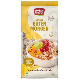 Rosengarten Dinkel Guten Morgen Müsli bio 375g