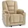 MCombo Relaxsessel 7008 Stoff 90 x 105 x 94 Beige mit Liegefunktion Massage und Wärmefunktion