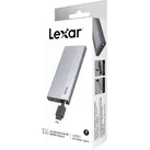 Lexar M.2 Portable SSD Enclosure (M.2), Festplattengehäuse, Silber