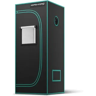 Mars Hydro - 70x70x160cm Growbox GrowZelt Indoor Pflanzenzelt Growroom Darkroom Growschrank Gewächshaus Grow Tent 1680D