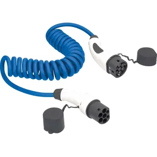 as - Schwabe as - Schwabe, Elektroauto Ladekabel, Elektroauto Spiralladekabel Mode 3 Typ 2 (Typ 2, 3.60 kW, 16 A, 5 m)