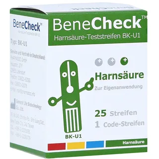 PHARMADOC GMBH Benecheck Harnsäure-Teststreifen BK-U1