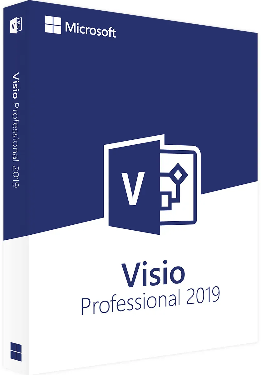 Microsoft Visio 2019 Professional | Windows | 1 PC | Multilingual