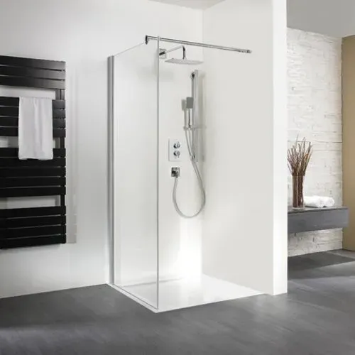 HSK Exklusiv Seitenwand für Drehfalttür, Größe: 100 x 200 cm, 436100-SO-50, Duschkabine: Sonderfarben: ESG klar