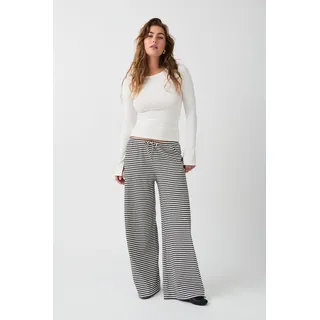 Striped soft trousers