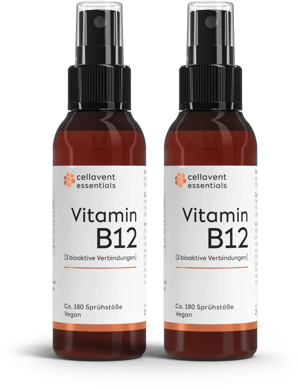 Vitamin B12 Spray [3 bioaktive Verbindungen] 2x 25 ml