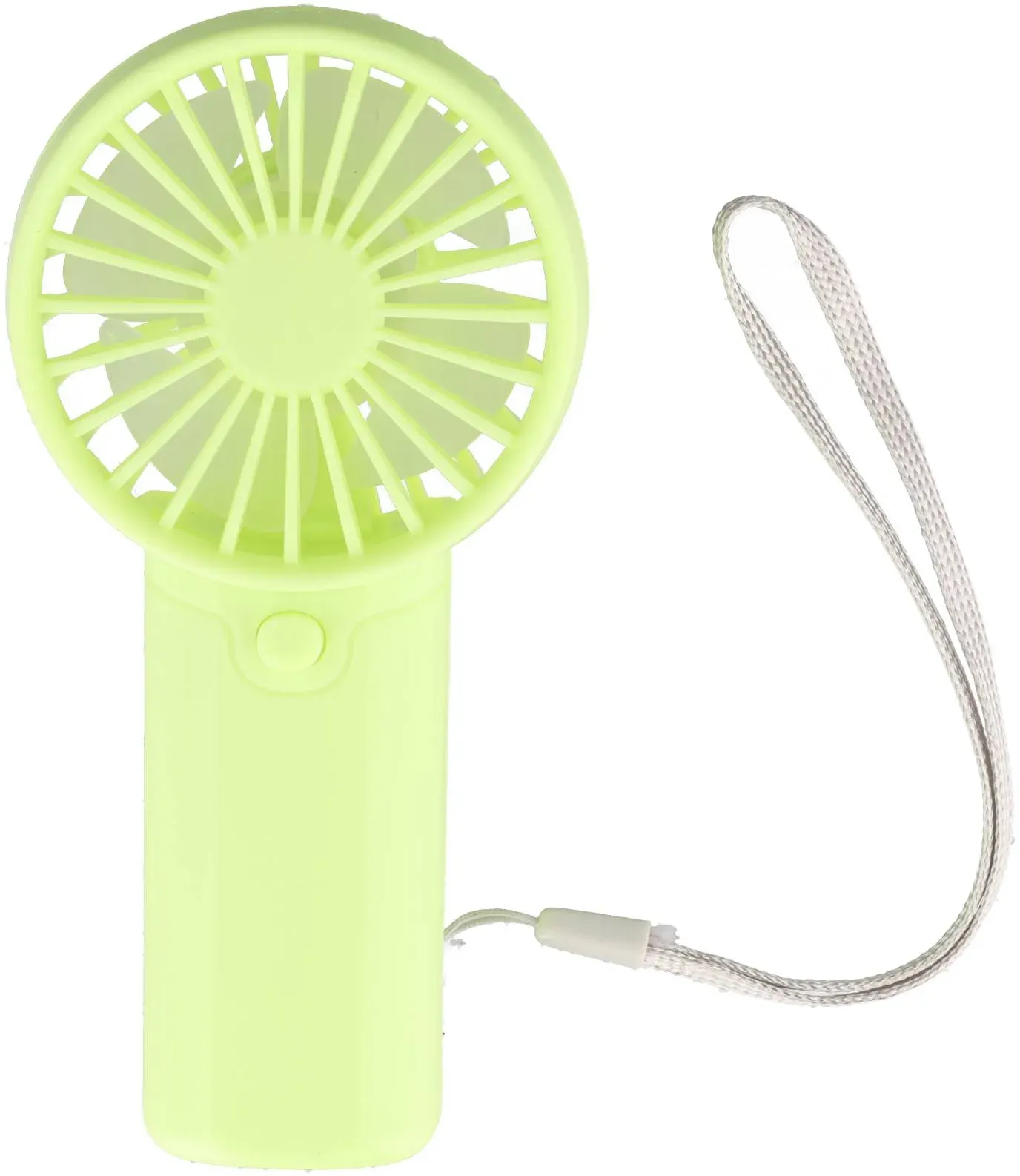 Mini Ventilator mit Handschlaufe, batteriebetrieben, ultra klein und handlich, inkl. Batterien