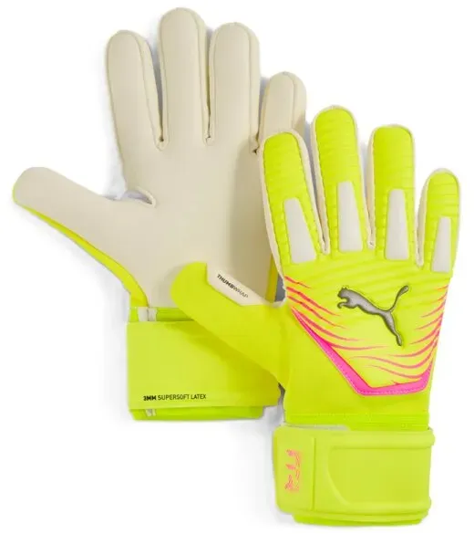 Puma Future Match NC Torwarthandschuhe - gelb/pink/schwarz-4