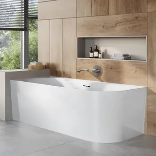Villeroy & Boch Embrace Eck-Badewanne mit Verkleidung, UBA170EMB9CL00V-01,