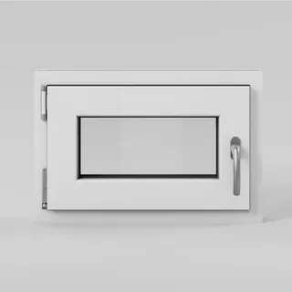 Solid Elements Kellerfenster  (B x H: 60 x 40 cm, DIN Anschlag: Links, Weiß)