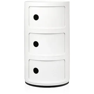 Kartell Componibili 3 Elemente Container weiß