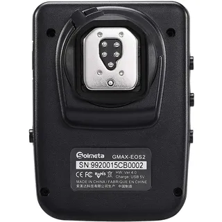 Solmeta GMAX-EOS2 Geotagger GPS-Empfänger mit Bluetooth-Auslöser, kompatibel mit Canon GP-E2 und weiteren Funktionen zur Kommunikation mit spiegellosen DSLR, Rebel und R & RP-Kameras