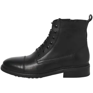JACK & JONES Herren Jfwwentworth Leather Boot Sn, Black, 43