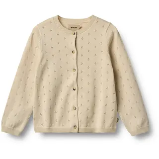 Wheat - Kid's Knit Cardigan Maia - Cardigan Gr 122 beige