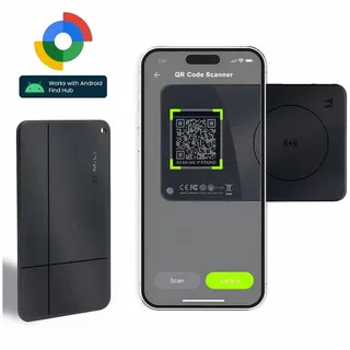 Mili Bluetooth Tracker Karte&Schlüsselfinder mit "Google Find My Device" GPS-Tracker (Wiederaufladbarer Geldbeutel-Finder,NFC card - Kein Abo,IP67,1PC)