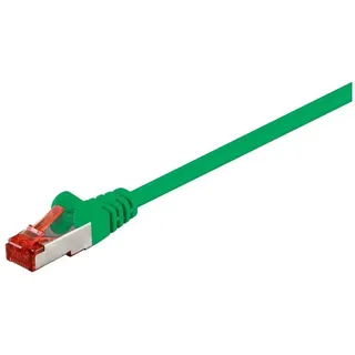 goobay CAT 6 Patchkabel, S/FTP (PiMF), Grün,