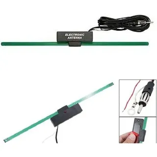 Trade Shop Traesio - Trade Shop - antenna interna adesiva elettronica 605 amplifikation universale für auto fm 12V -