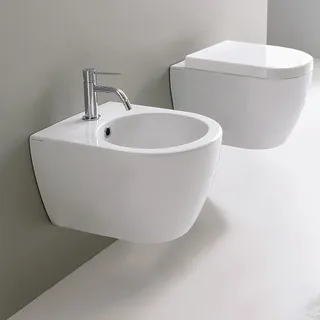 Scarabeo Moon Bidet, Ausführung kurz, 5525BK,