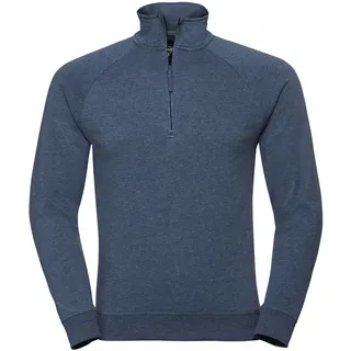 Russell Men's HD Quarter Zip Sweat, bright navy marl, M