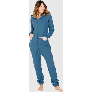 Moniz Damen, Jumpsuit Onesie, Overall XS, Jeans blau - XS