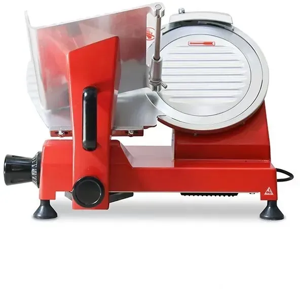 Gasfrit – Aufschnittmaschine, professionelle elektrische Aufschnittmaschine, Aluminium/Edelstahl, 250 mm Scheibe, 150 W
