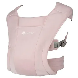 Ergo Baby Babytrage Embrace, Hellrosa, Textil, 17.4x12.4x26.5 cm, unisex, Oeko-Tex® Standard 100, AGR-geprüft, Bauchtragefunktion, Schultergurte über Kreuz tragbar, Baby on Tour, Babytragen & Tragetücher
