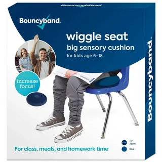 Bouncyband Wiggle Seat Sensory Chair Cushion (33cm/13) (blau)