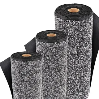 Aquagart Steinfolie 1m x 1m breit Für Teichrand Bachlauf Teichfolie Kiesfolie Grau