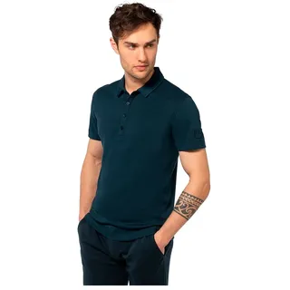 super.natural Polo Bio Kurzarm-poloshirt - Blueberry - S