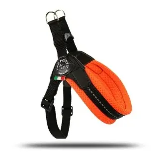 Tre Ponti Geschirr Easy Fit Mesh Neon orange