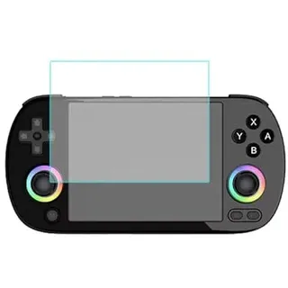 THLMT Bildschirmschutz für Handheld-Geräte Kompatibel für Anbernic RG40XX H, gehärtetes Glas 9H HD-Folie für Gaming-Maschine Retro-Konsole schützende Anti-Kratz-Folie Guard (nur Glasfolie)