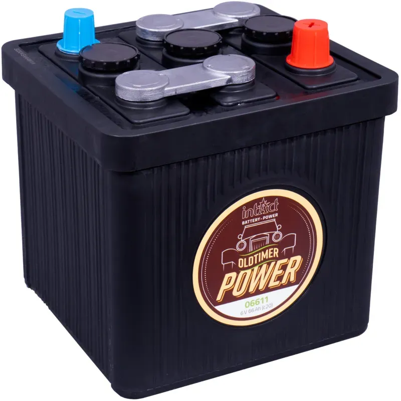 Intact Oldtimer-Power 66Ah 6V Oldtimerbatterie 06611 ohne Batteriesäure