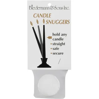 Biedermann & Sons Snugger Candle Adapters Kerzenadapter, Metall Silberfarben, Gold, 12